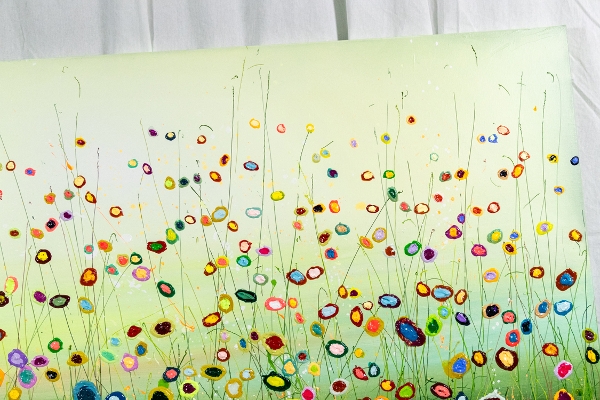 MURAVYEVA Yulia - Green field flowers